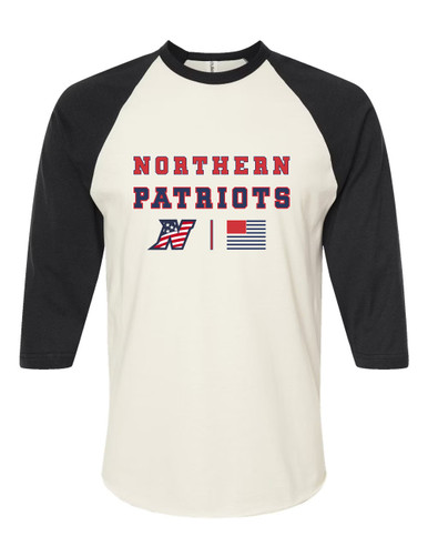 Northern Patriots Spirit Flag Women's Baseball T-Shirt