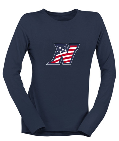 Northern Patriots Mascot #1 Women's LS T-Shirt