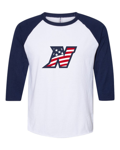 Northern Patriots Mascot #1 Women's Baseball T-Shirt