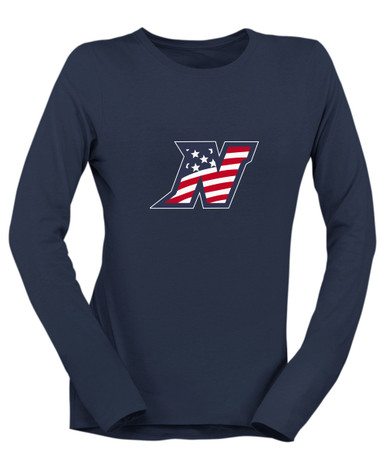 Northern Patriots Mascot #1 Women's Premium LS T-Shirt