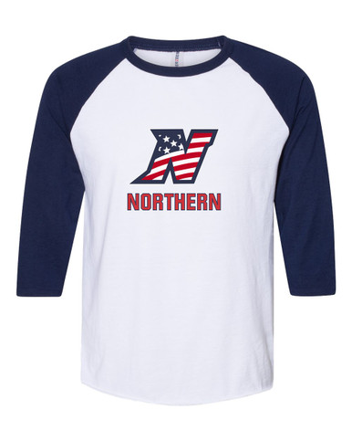 Northern Patriots Mascot #2 Men's Baseball T-Shirt