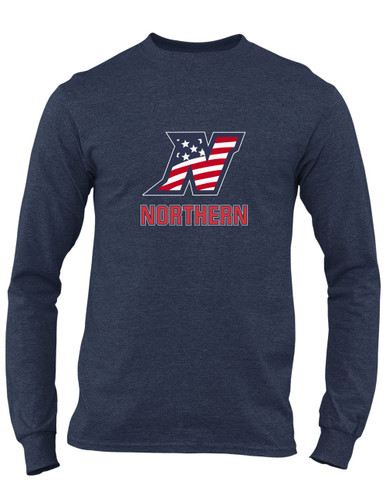 Northern Patriots Mascot #2 Men's LS T-Shirt