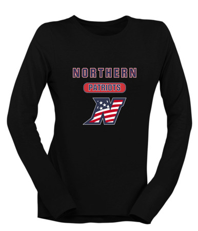 Northern Patriots Mascot #3 Women's Premium LS T-Shirt