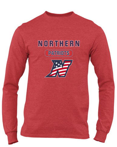 Northern Patriots Mascot #3 Men's LS T-Shirt