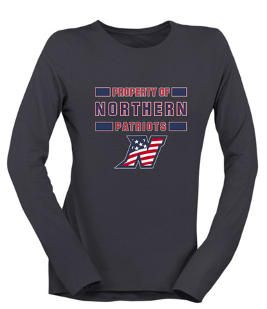Northern Patriots Property Of Women's Premium LS T-Shirt