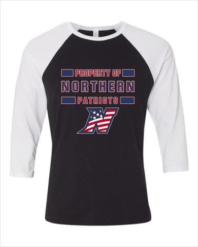 Northern Patriots Property Of Men's Baseball T-Shirt
