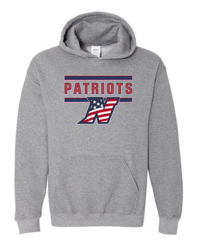 Northern Patriots Mascot #5 Men's Hoodie
