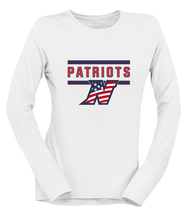 Northern Patriots Mascot #5 Women's LS T-Shirt