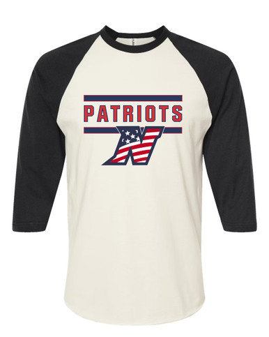 Northern Patriots Mascot #5 Women's Baseball T-Shirt