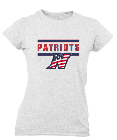 Northern Patriots Mascot #5 Women's Premium SS T-Shirt