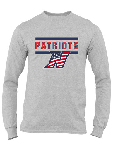 Northern Patriots Mascot #5 Men's LS T-Shirt