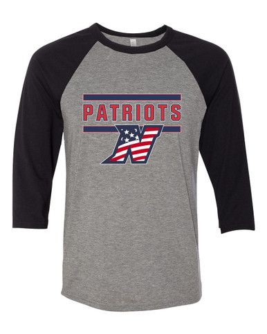 Northern Patriots Mascot #5 Men's Baseball T-Shirt