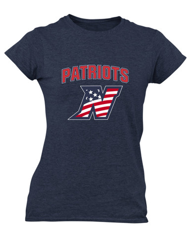 Northern Patriots Mascot #6 Women's Premium SS T-Shirt