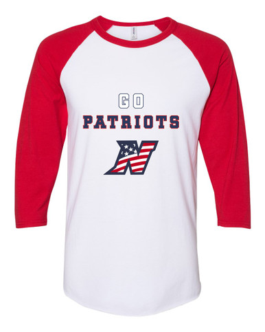 Northern Patriots Go Team Men's Baseball T-Shirt