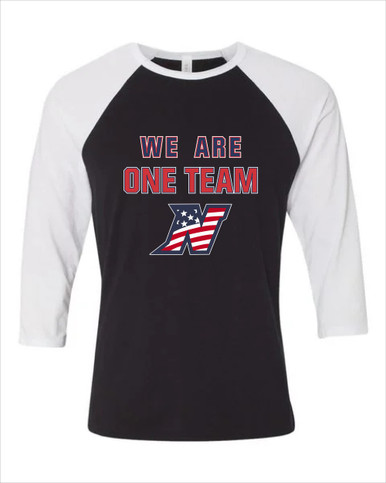 Northern Patriots We Are One Team Men's Baseball T-Shirt