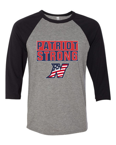 Northern Patriots Strong #1 Men's Baseball T-Shirt