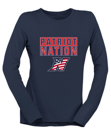 Northern Patriots Nation #1 Women's LS T-Shirt