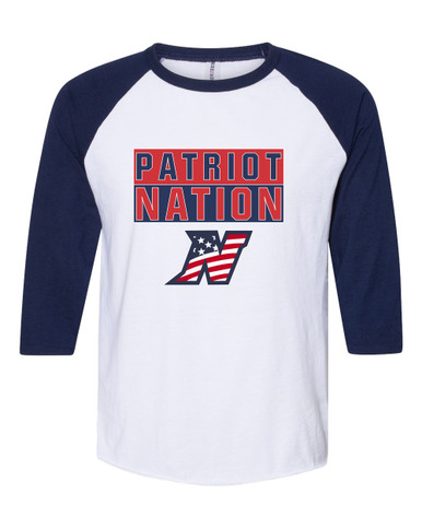 Northern Patriots Nation #1 Women's Baseball T-Shirt