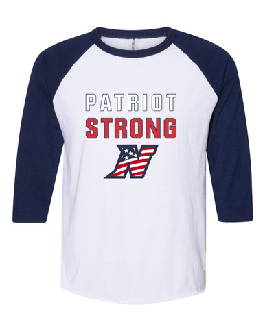 Northern Patriots Strong #2 Men's Baseball T-Shirt