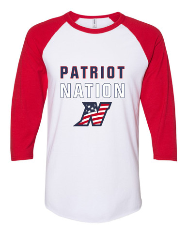 Northern Patriots Nation #2 Men's Baseball T-Shirt