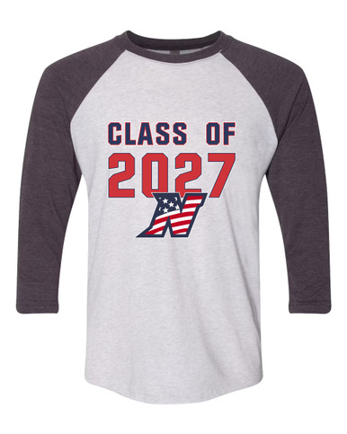 Northern Patriots Class of 2027 Men's Baseball T-Shirt