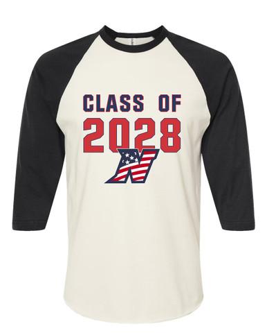 Northern Patriots Class of 2028 Women's Baseball T-Shirt