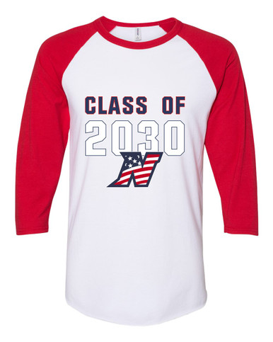 Northern Patriots Class of 2030 Women's Baseball T-Shirt