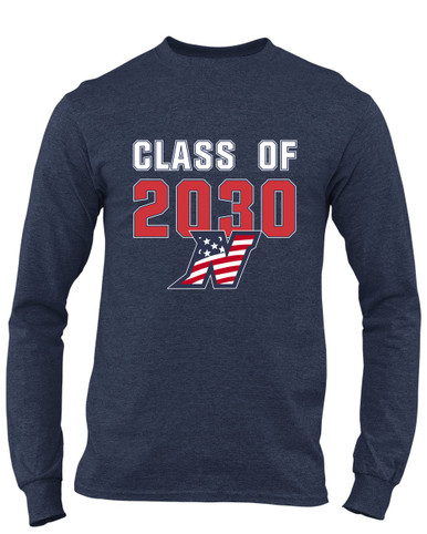 Northern Patriots Class of 2030 Men's LS T-Shirt