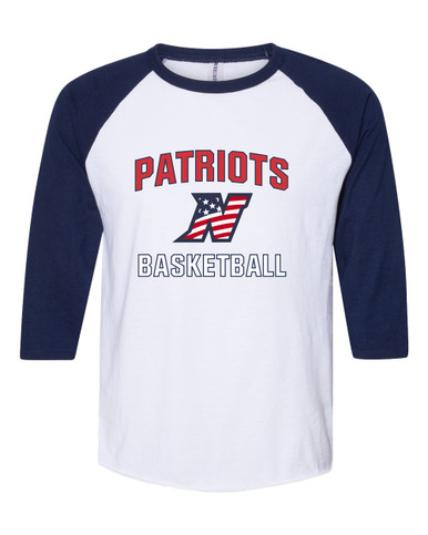 Northern Patriots Basketball #1 Women's Baseball T-Shirt
