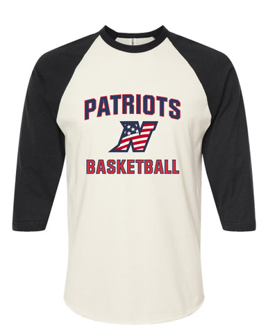 Northern Patriots Basketball #1 Men's Baseball T-Shirt