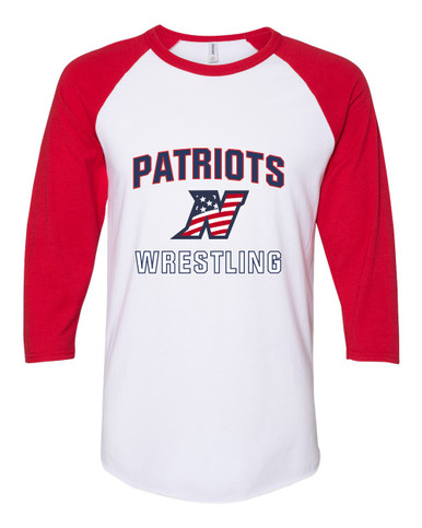 Northern Patriots Wrestling Women's Baseball T-Shirt