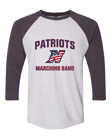 Northern Patriots Marching Band Women's Baseball T-Shirt