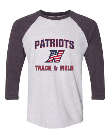 Northern Patriots Track & Field Men's Baseball T-Shirt