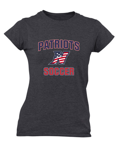 Northern Patriots Soccer #1 Women's Premium SS T-Shirt