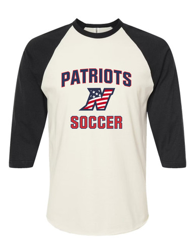 Northern Patriots Soccer #1 Men's Baseball T-Shirt