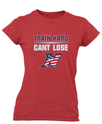 Northern Patriots Train Hard, Can't Lose Women's SS T-Shirt