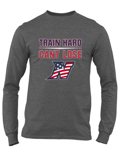 Northern Patriots Train Hard, Can't Lose Men's Premium LS T-Shirt