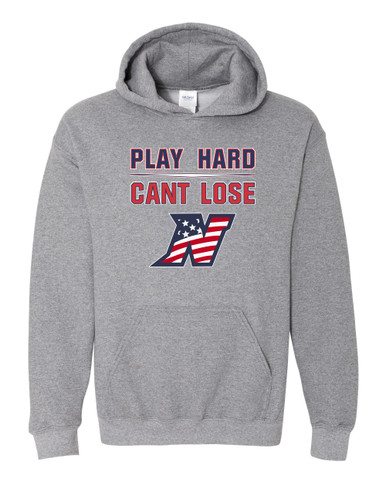 Northern Patriots Play Hard, Can't Lose Men's Hoodie