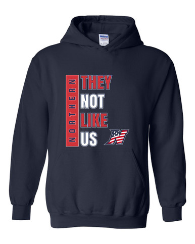 Northern Patriots They Not Like Us #1 Men's Hoodie