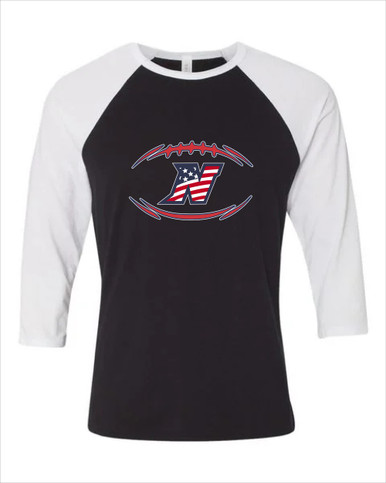 Northern Patriots Football #3 Women's Baseball T-Shirt