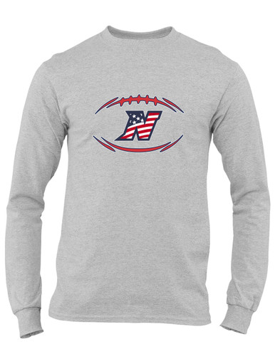 Northern Patriots Football #3 Men's LS T-Shirt