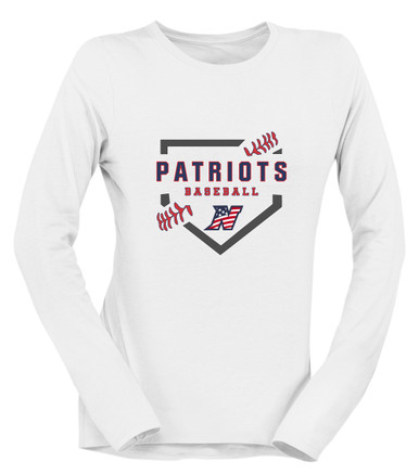 Northern Patriots Baseball #2 Women's LS T-Shirt