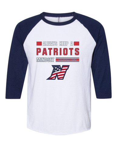 Northern Patriots Mindset Women's Baseball T-Shirt
