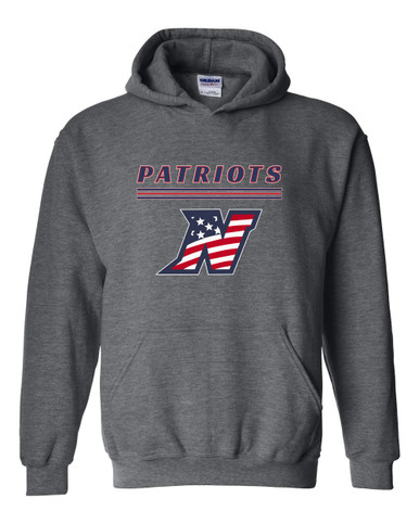 Northern Patriots Mascot #8 Men's Hoodie