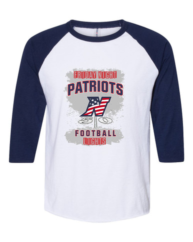 Northern Patriots Football #6 Men's Baseball T-Shirt