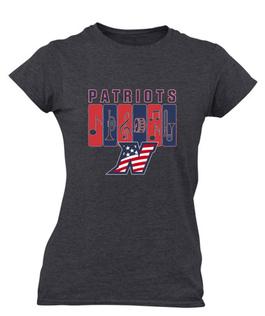Northern Patriots Band # 2 Women's SS T-Shirt
