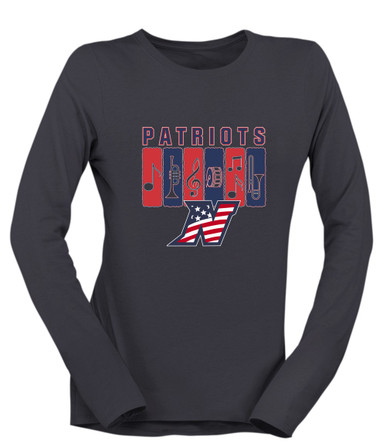 Northern Patriots Band # 2 Women's Premium LS T-Shirt