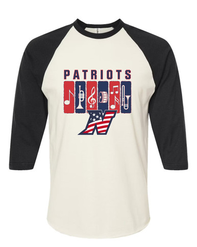 Northern Patriots Band # 2 Men's Baseball T-Shirt