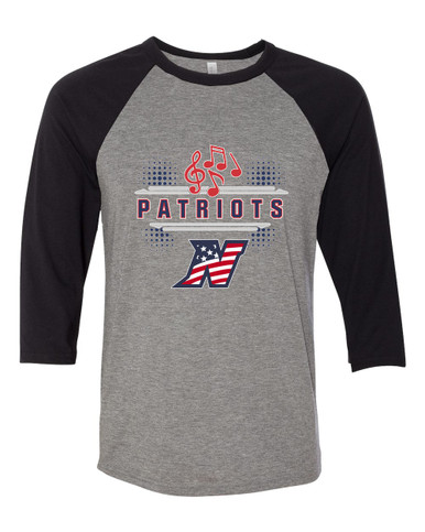 Northern Patriots Band # 3 Women's Baseball T-Shirt