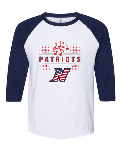 Northern Patriots Band # 3 Men's Baseball T-Shirt